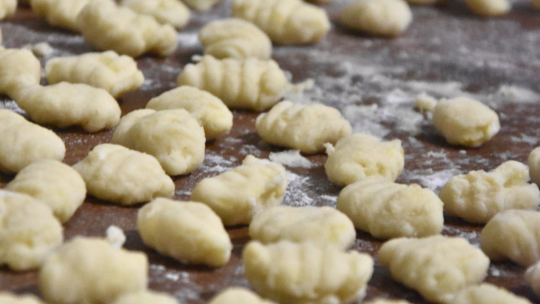Fresh Gnocchi with Butter, Garlic and Sage