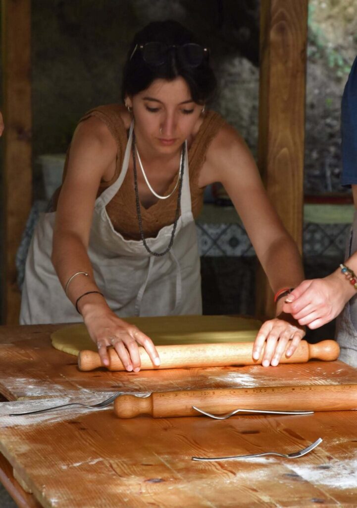 Participants of the Back and Forth youth exchange at La Buona Terra, Passignano sul Trasimeno